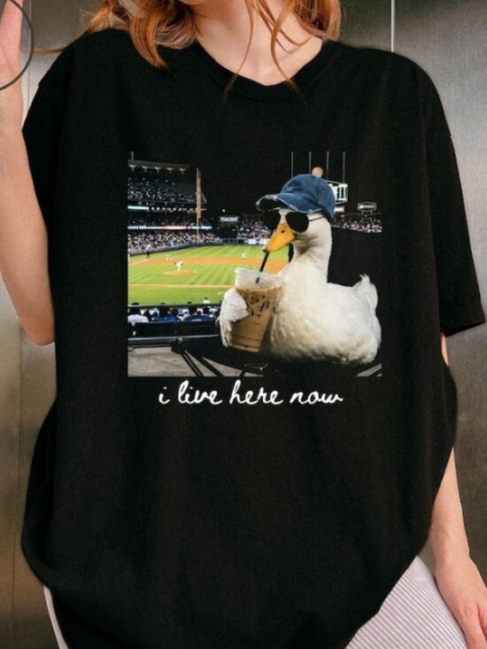 Tops - Funny Goose Goose Funny Ballfield T-shirt, Baseball Mama Tee
